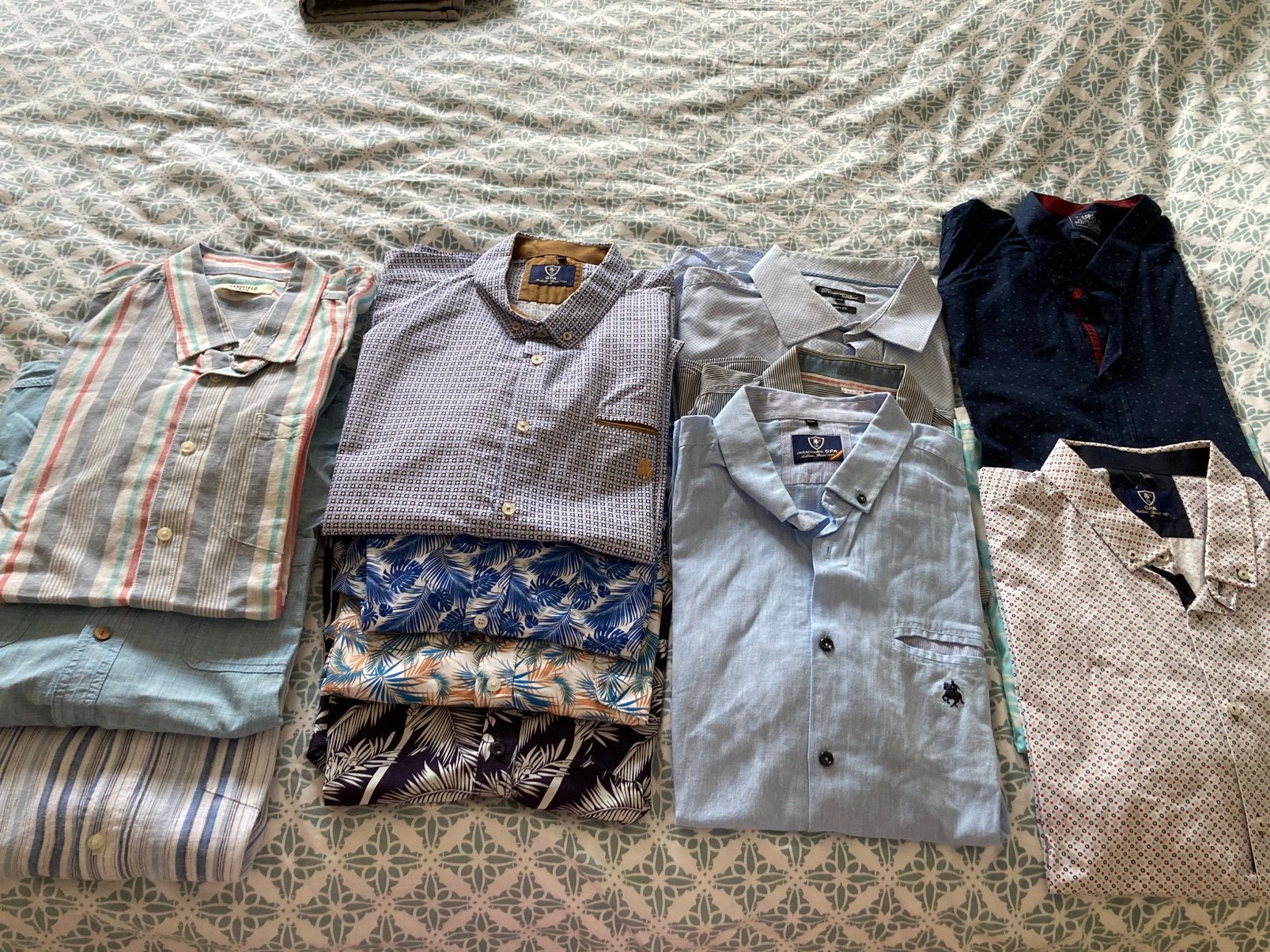 12 mooie hemden met korte mouw, Kleding | Heren, Ophalen, Zo goed als nieuw