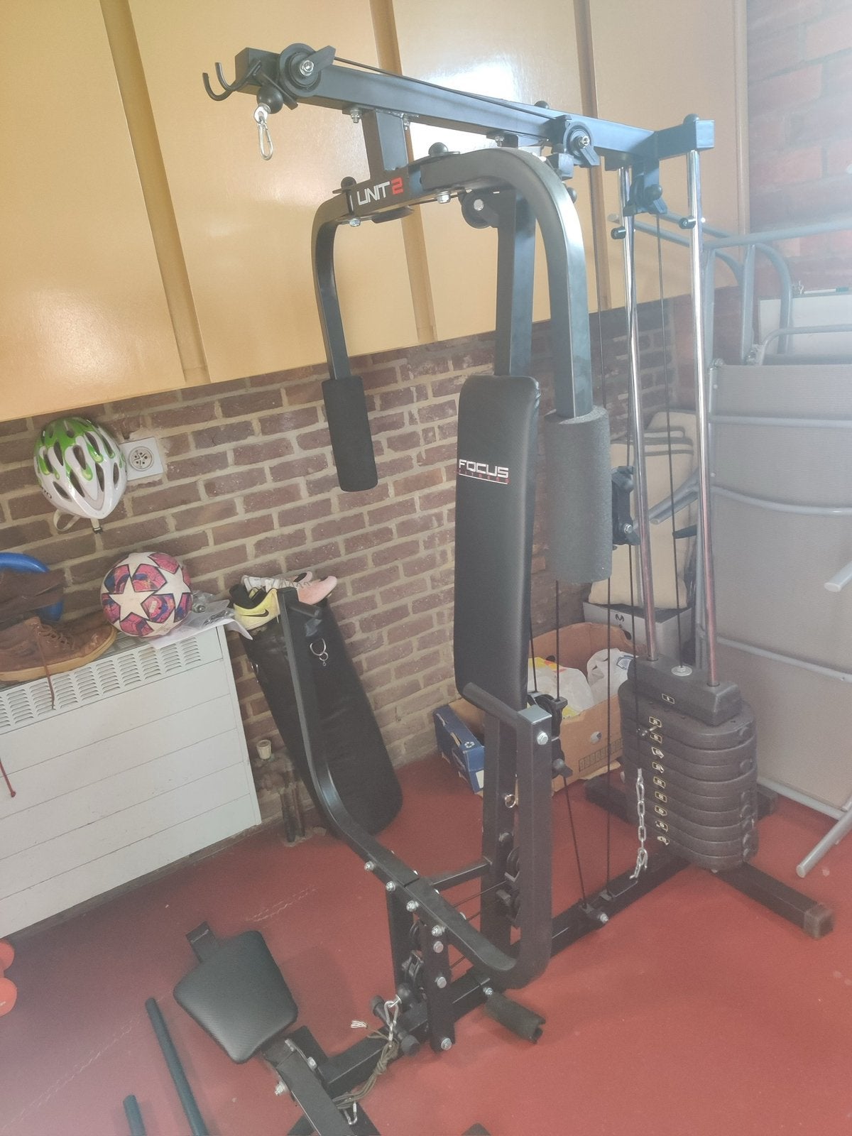 GRATIS AFTEHALEN: Multi Fitness machine, gewicht tot 50kg, Sport en Fitness, Fitnessapparatuur, Zo goed als nieuw, Krachtstation