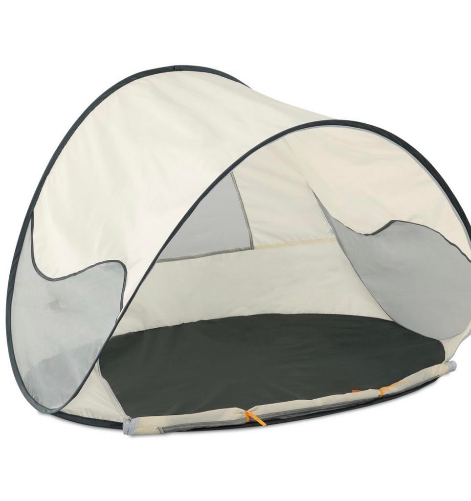 Tente de plage Deryan, anti-UV 50+, crème