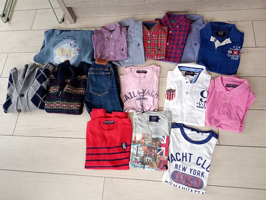 Pakket River Woods maat 14 jaar, Kinderen en Baby's, Kinderkleding | Maat 164, Ophalen of Verzenden, Gebruikt, River Woods, Jongen