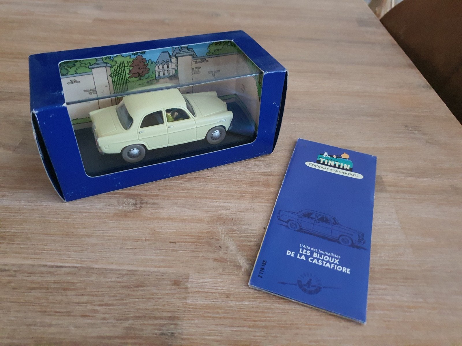 Kuifje modelwagen alle tomeo, Ophalen