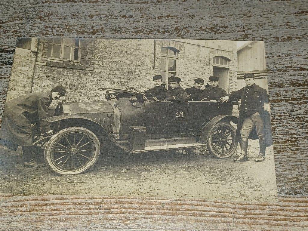 ww1 militairen 2x fotokaart, Ophalen of Verzenden, Overige soorten, Foto of Poster