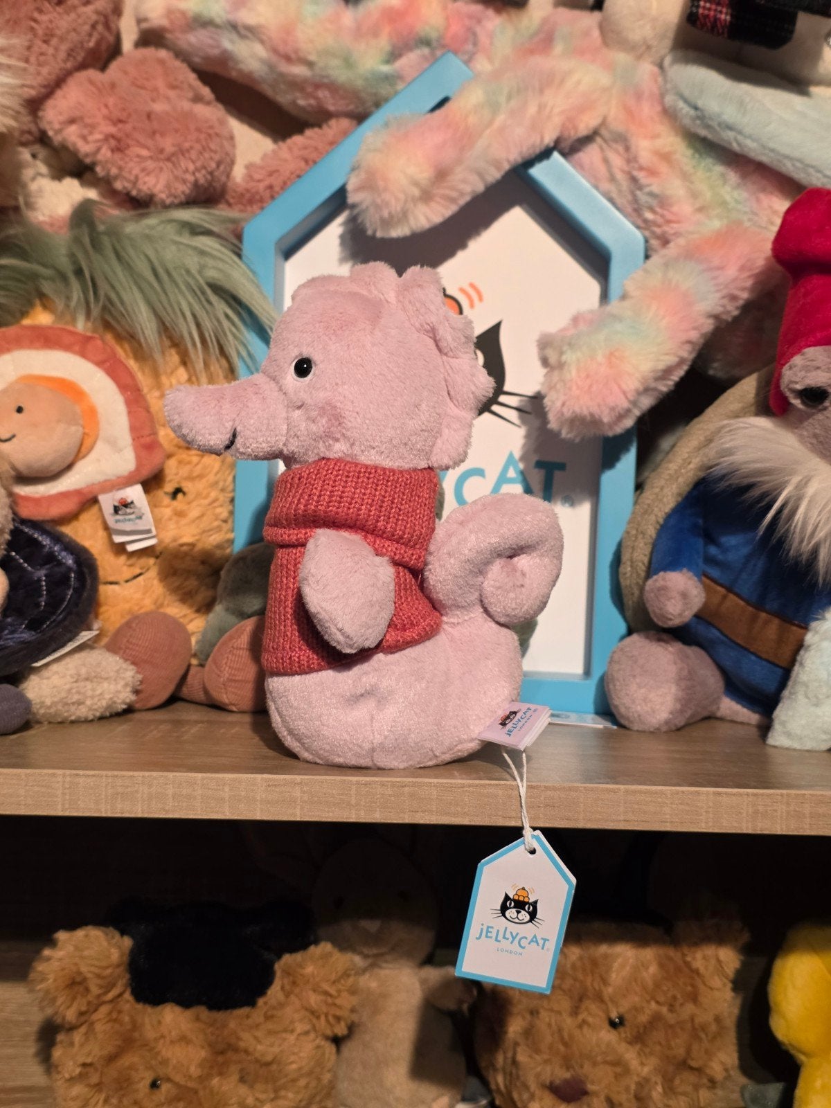 jellycat zeepaardje, Ophalen of Verzenden, Jellycat