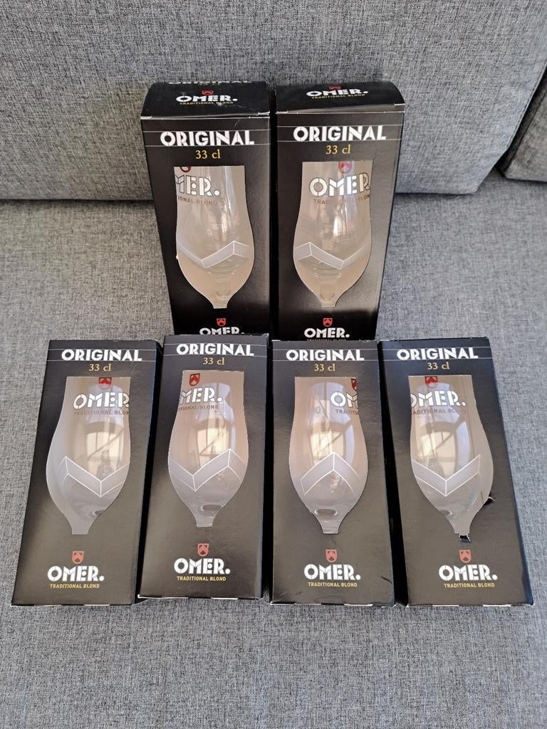 6 nieuwe omer glazen
Nieuw in verpakking
€4 per glas of 6 vo, Verzamelen, Ophalen