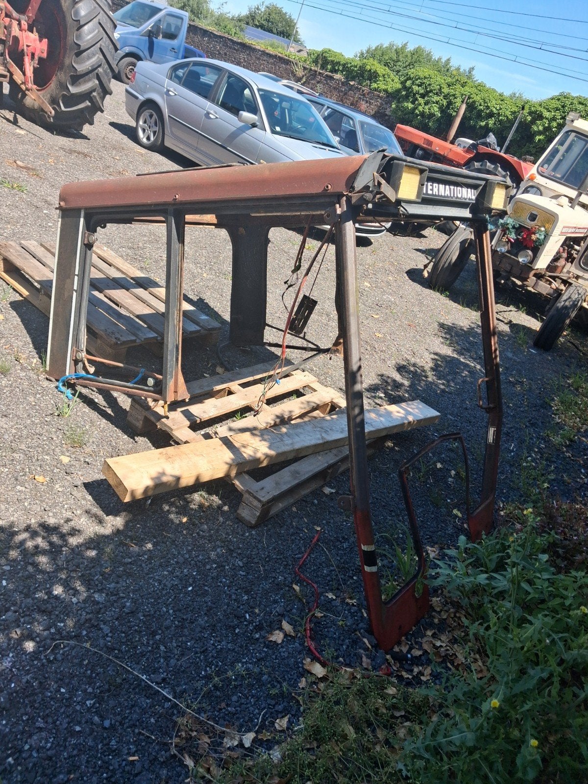 Cabine tracteur IH, Zakelijke goederen, Landbouw | Onderdelen | Banden, Velgen en Assen, Ophalen
