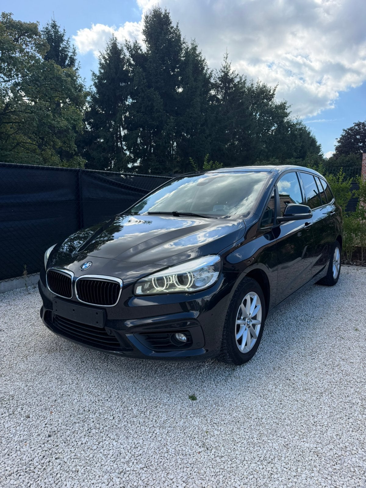 BMW 216d Gran Tourer | 121 000 km | Navi Pro | Tête haute, Autos, BMW, Achat, Euro 6, Noir, 5 portes