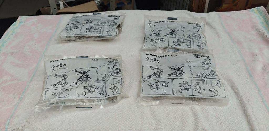 scharnier Ikea komplete set nieuw 757.192.00, Enlèvement ou Envoi, Neuf, Métal