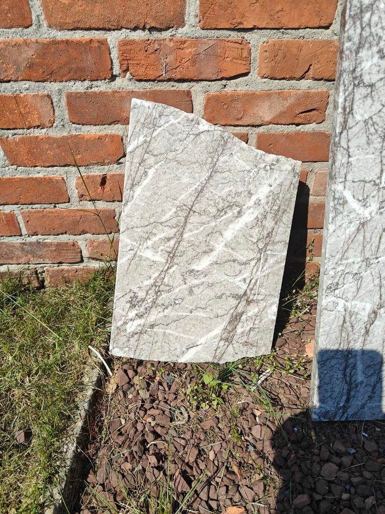 Granieten venstertabletten lichte grijze en donker grijze, Ophalen