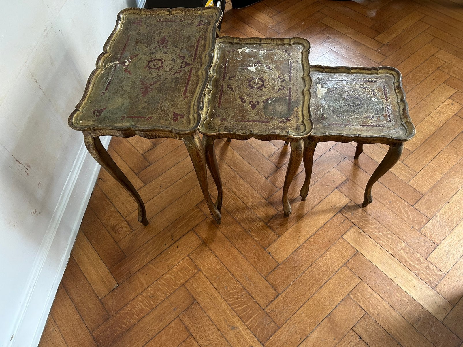 Mimiset florentin italien vintage (bois) — Lot de 3, Enlèvement