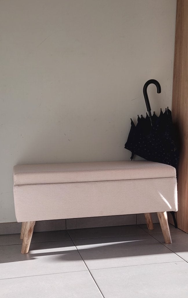 Schoenenbank met kofferbak, Ophalen, 50 – 75, Nieuw, Minder dan 50 cm