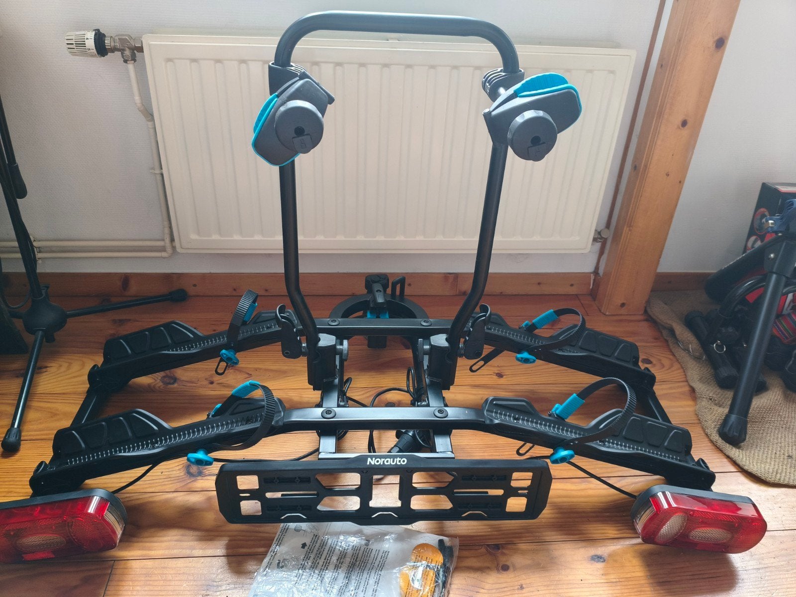Fietsendrager Norauto E-FIT 100-2  (slechts 1x gebruikt), Ophalen, Elektrische fiets, Nieuw, 2 fietsen