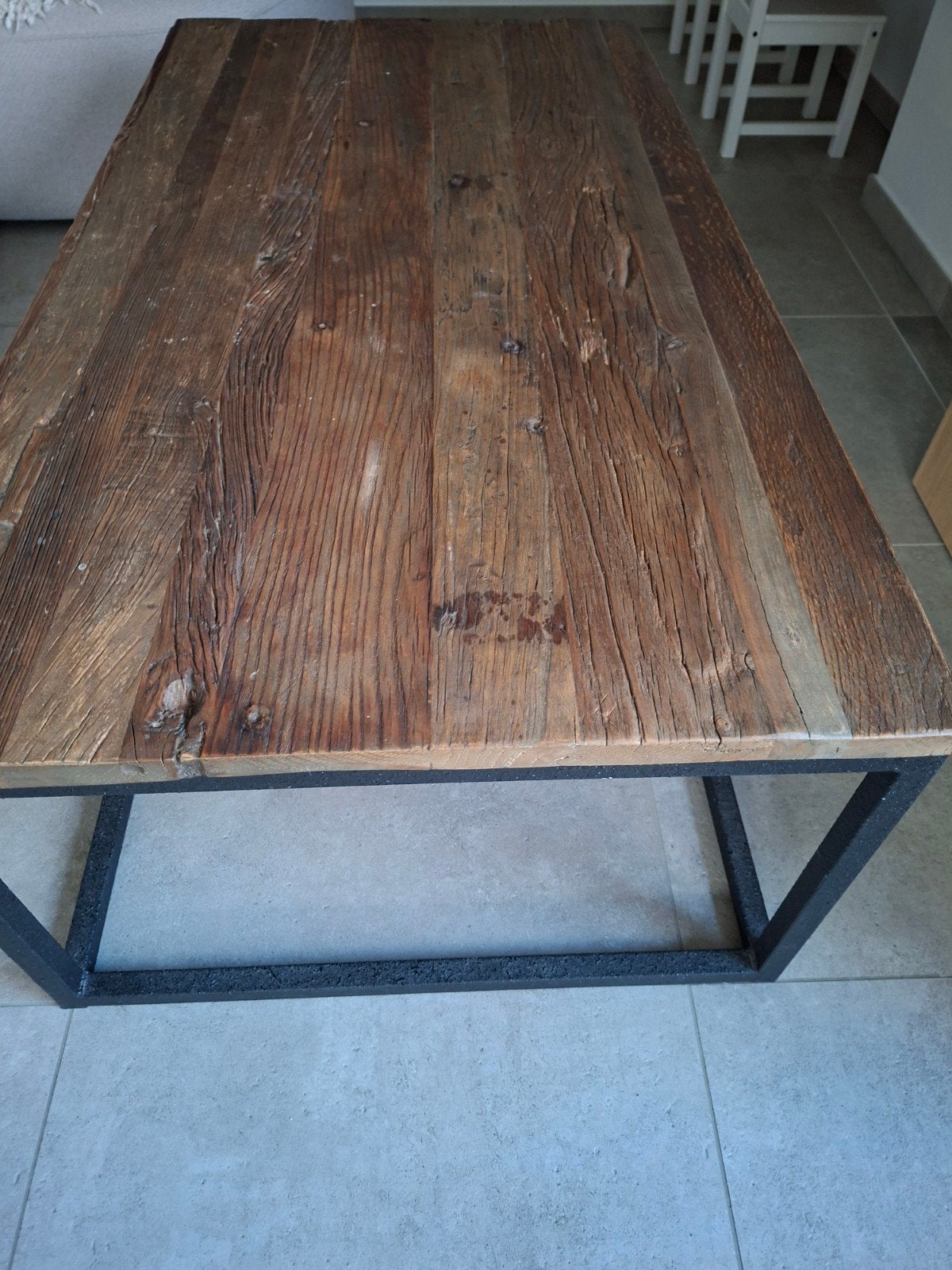 Salontafel robuust industrieel, Huis en Inrichting, Tafels | Salontafels, Ophalen