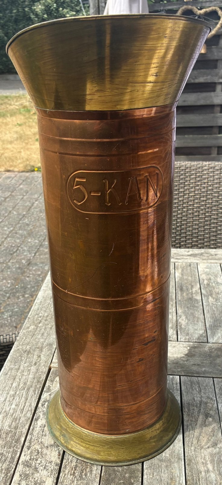 Vintage 5 kan, Ophalen, Gebruikt