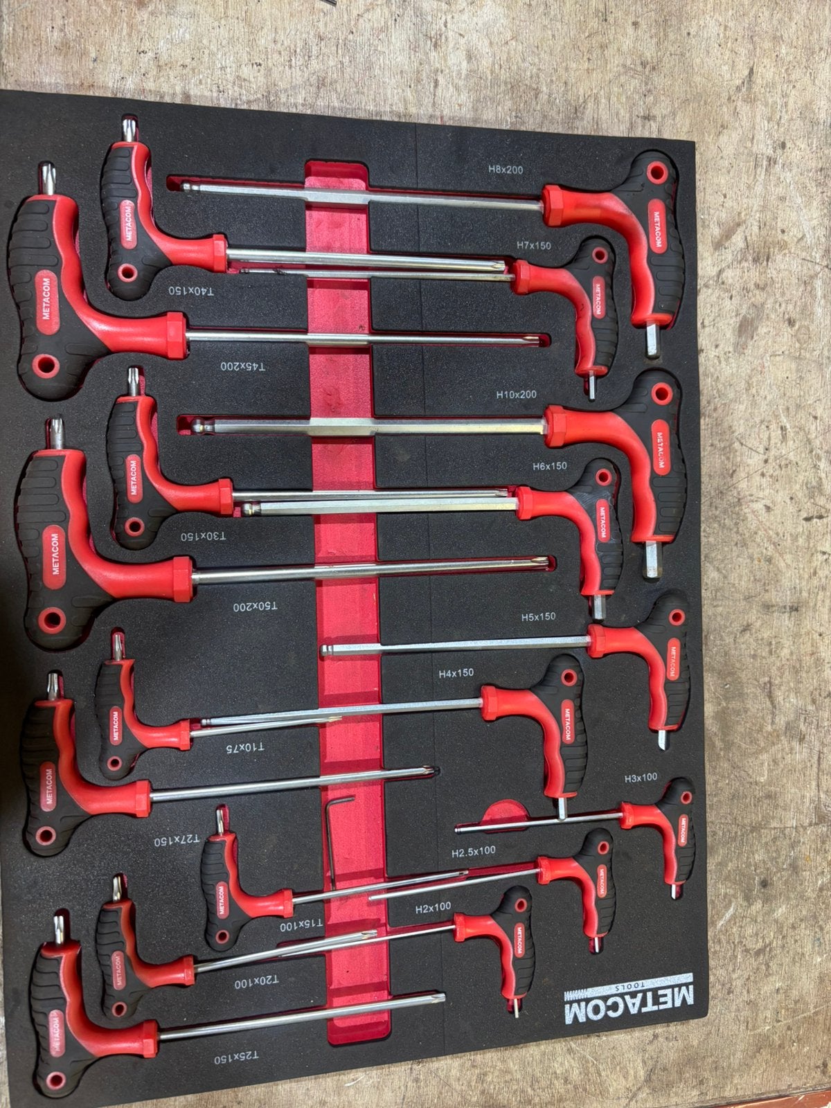 Inlay inbus en torx sleutels., Enlèvement ou Envoi, Comme neuf