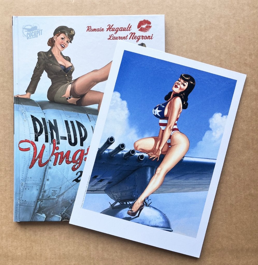 Pin-Up Wings T2 + XL - Art Book - Hugault - EO2010 - Paquet, Envoi