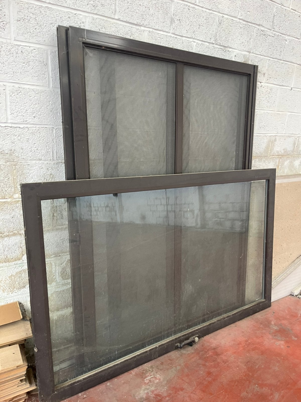 Chassis double vitrage, volets, profilés, Enlèvement, Comme neuf, Aluminium