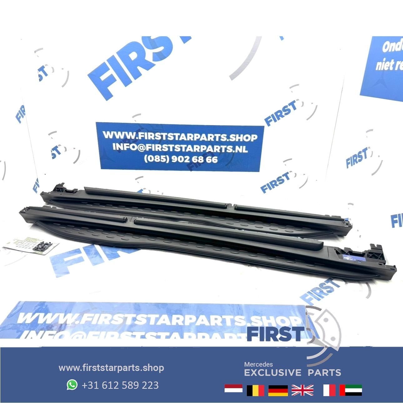 W254 C254 GLC AMG ZIJSKIRT TREEPLANKEN ZWART LINKS RECHTS DO, Utilisé, -, -, Enlèvement ou Envoi