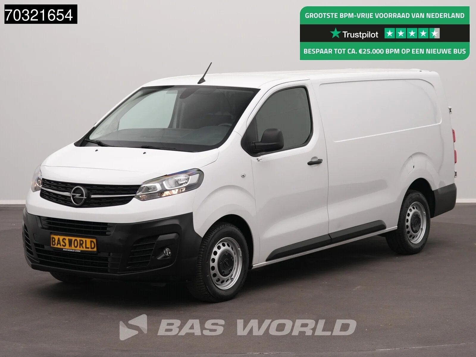 Opel Vivaro 145PK L3H1 Navi Airco Cruise Camera Parkeersenso, Stof, 4 cilinders, Wit, Bedrijf