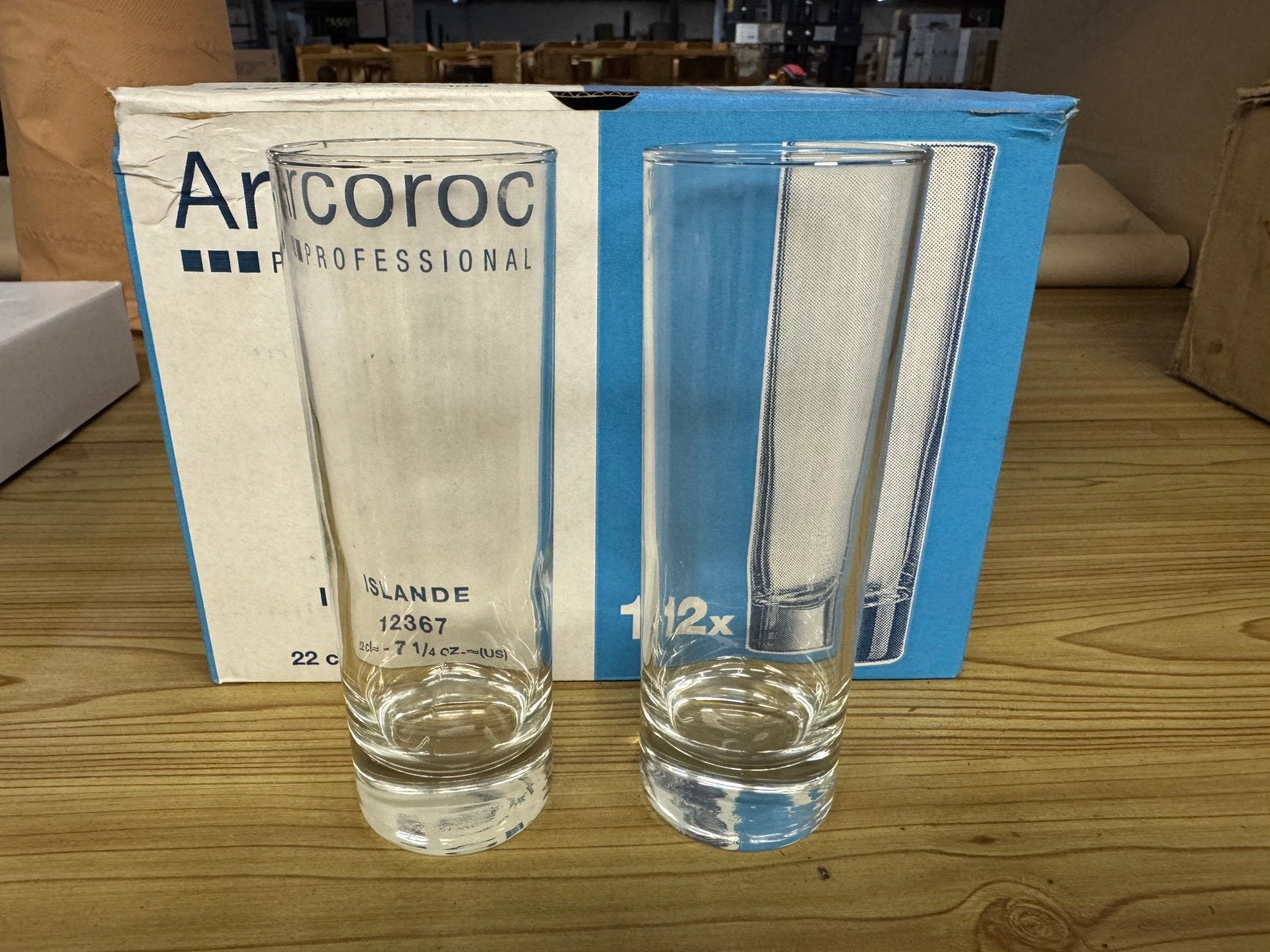 12 verres à boisson longue durée Arcoroc 22 cl (neuf), Enlèvement, Comme neuf