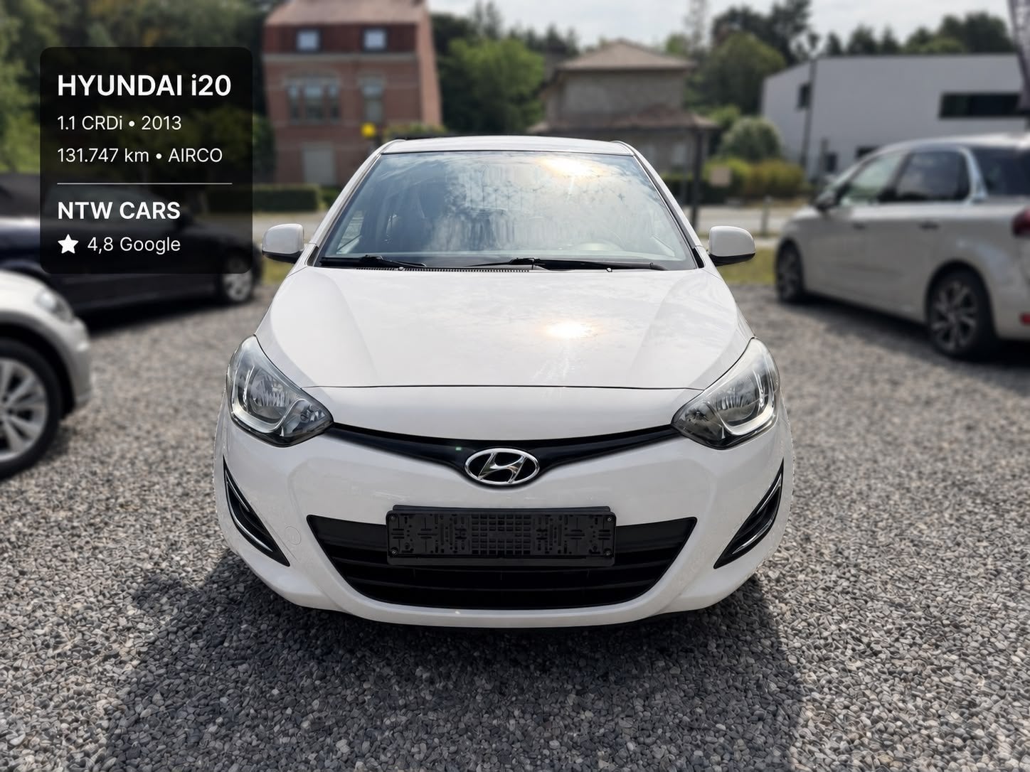 Hyundai i20 CRDi 1.2D EURO5 '13 + 12M GARANTIE, Euro 5, Achat, Entreprise, Boîte manuelle