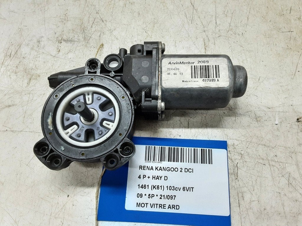 MOTOR RAAMMECHANIEK RECHTS ACHTER Renault (402089A), Gebruikt, Achter, Renault