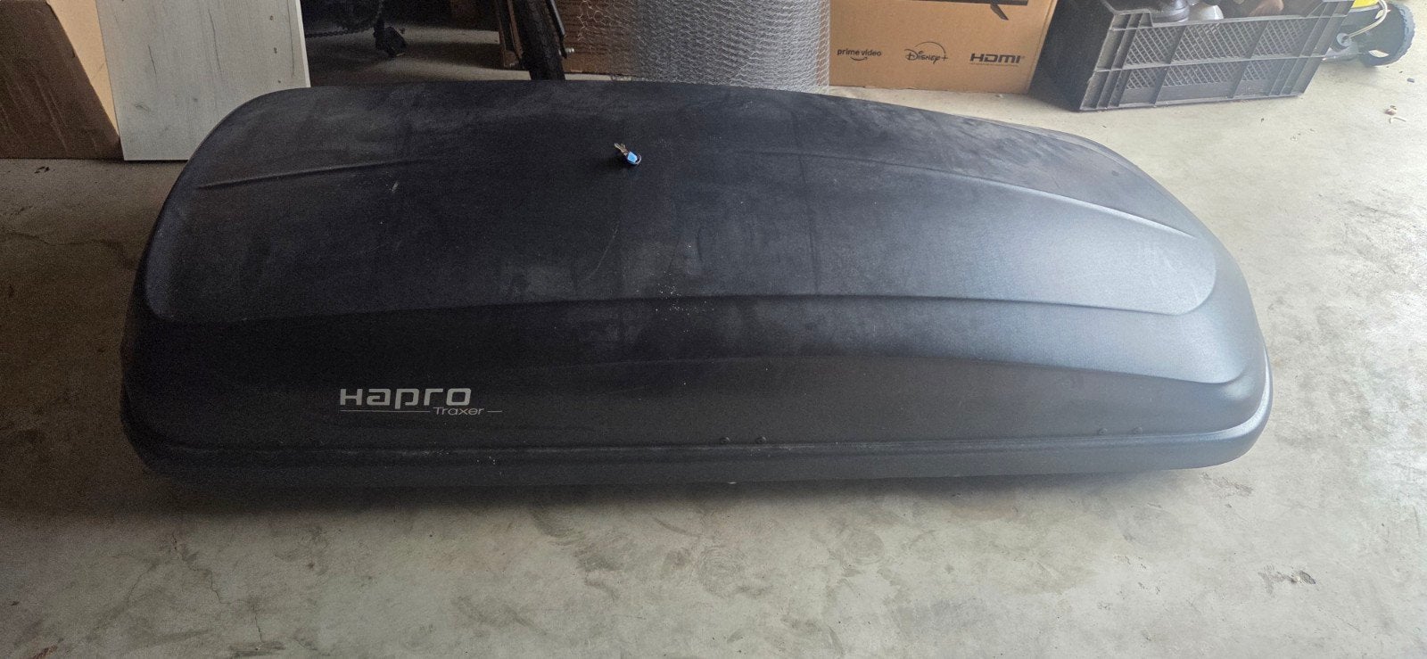 Dakkoffer Hapro Traxer 6.6 Antraciet, Auto diversen, Dakkoffers, Ophalen
