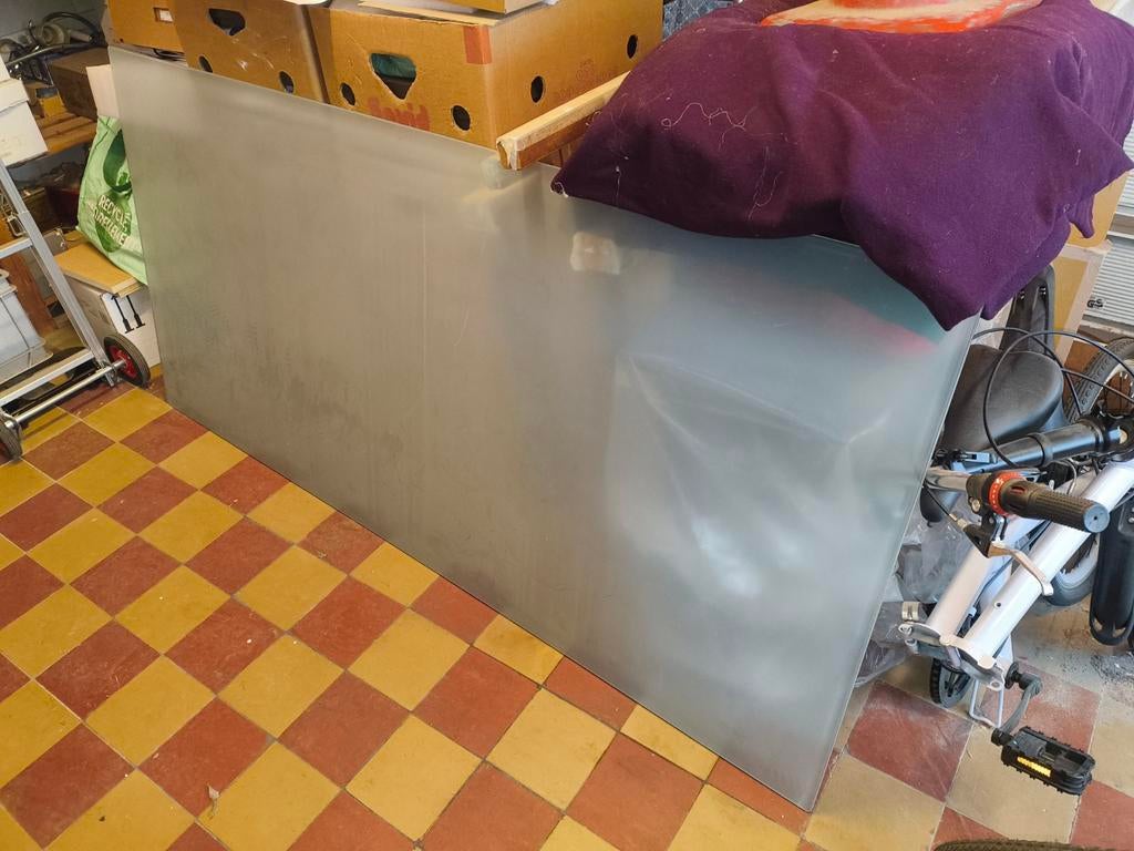 glazen tafelblad, Ophalen, 50 tot 100 cm, Glas, Zo goed als nieuw