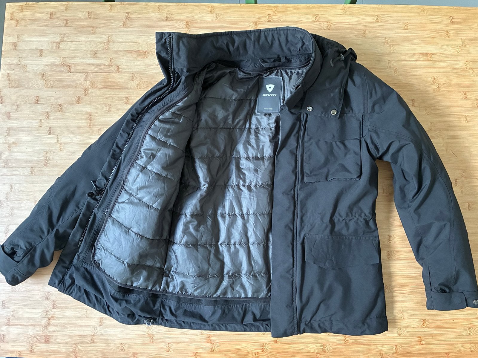 Motorjas REV'IT TRIOMPHE 2 H2O, Motoren, Ophalen, Tweedehands, Heren, Jas | textiel