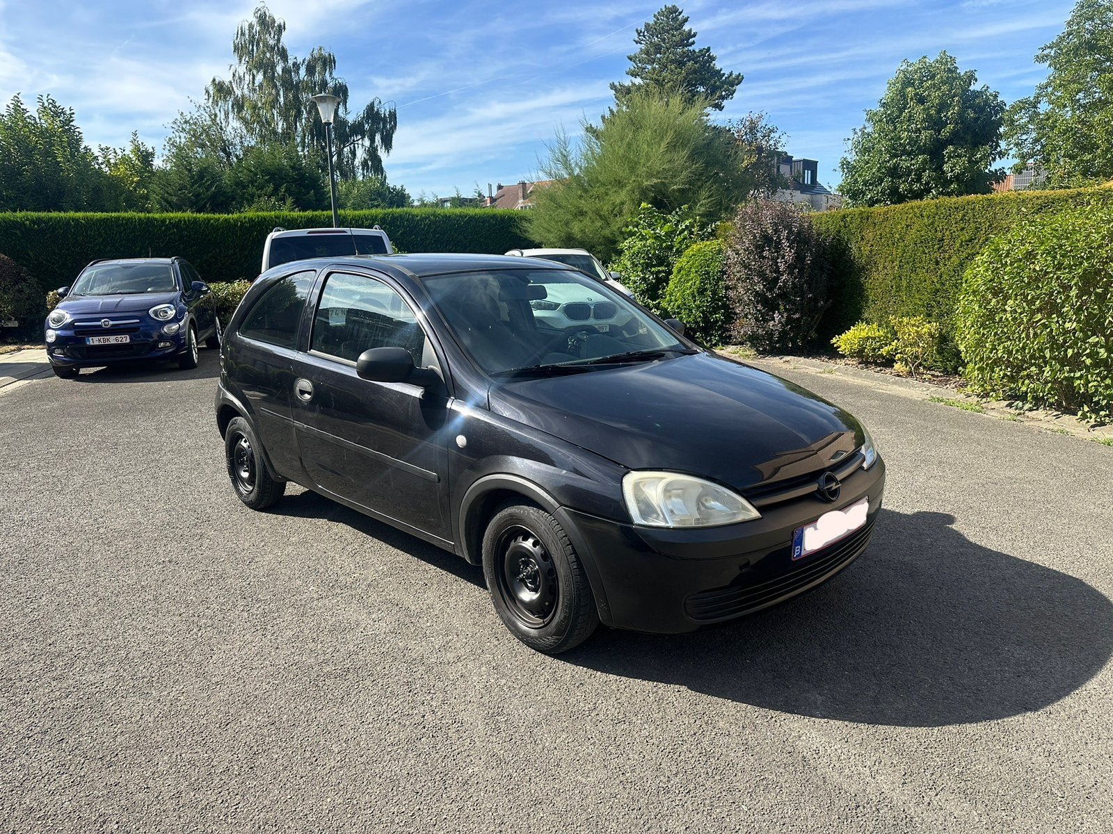 Opel Corsa 1.0 benzine 2003/450€/LEZ ok 2030, Auto's, Zwart, Handgeschakeld, Particulier, Euro 4