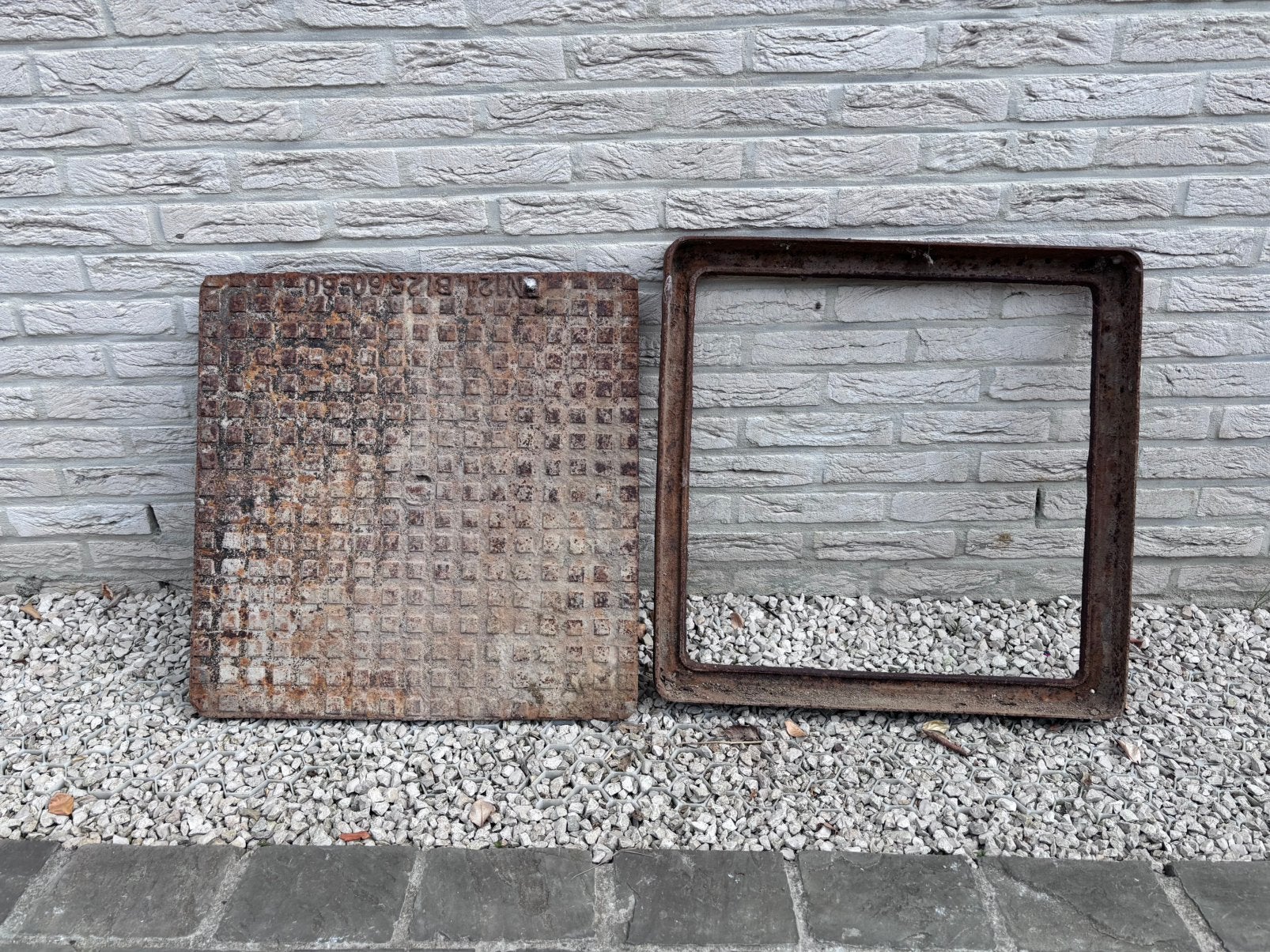 Putdeksel B125 60x60cm, Doe-het-zelf en Bouw, Ophalen, Gebruikt
