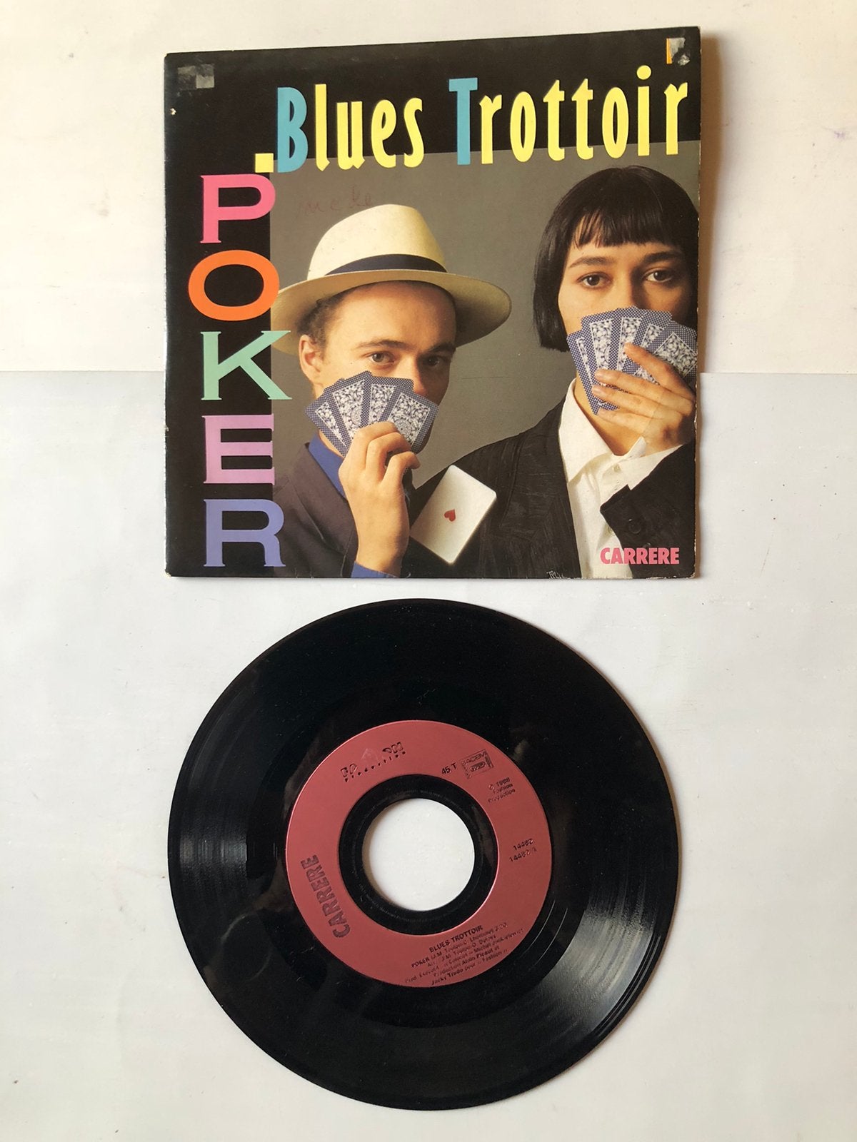 Blues Trottoir: poker ( belpop; 1988), Verzenden, Zo goed als nieuw
