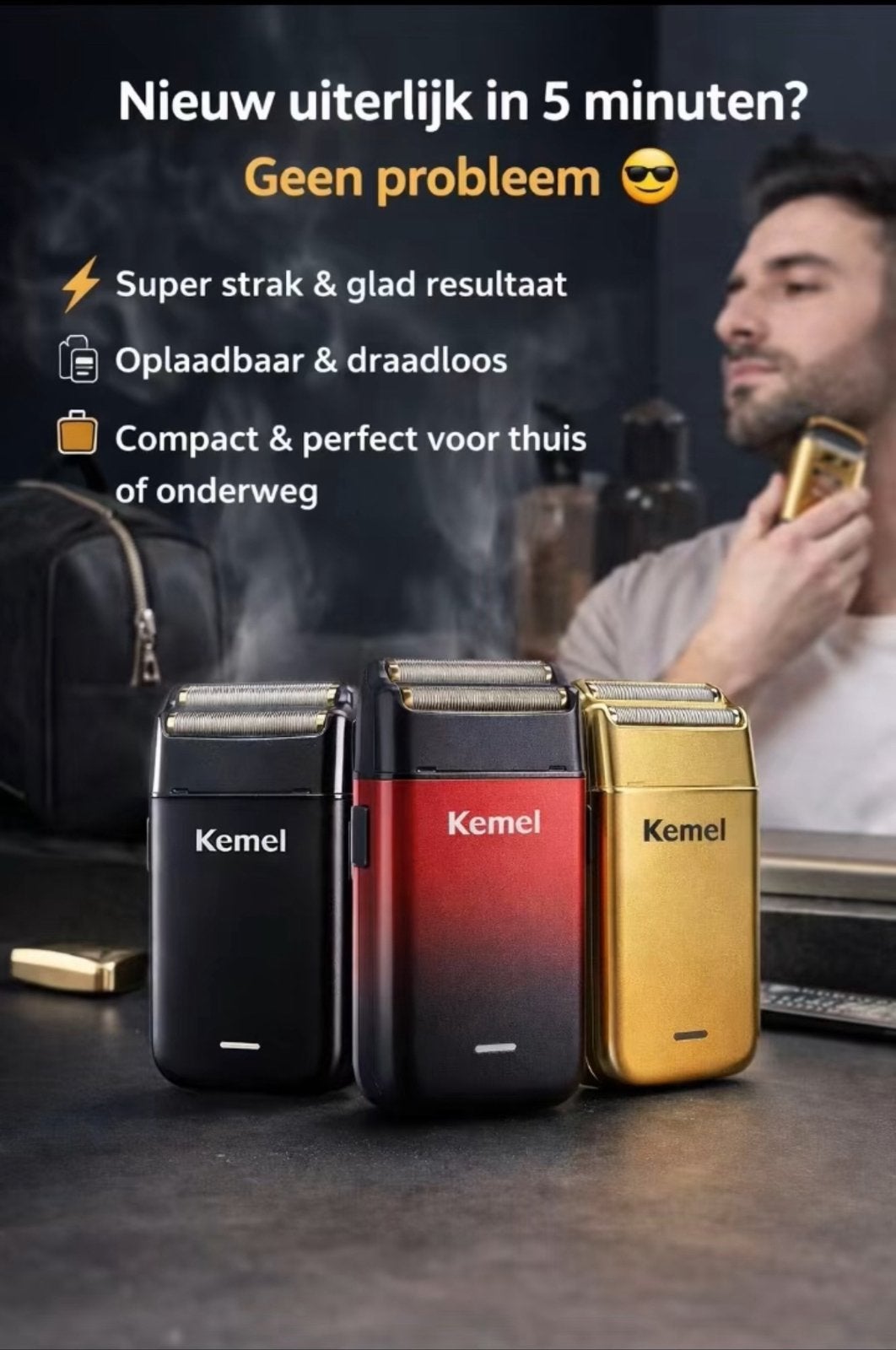 Rasoir Kemei, 5 modèles, Enlèvement ou Envoi, Neuf
