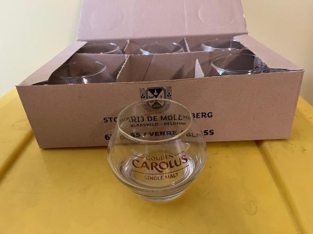 Gouden Carolus Single Malt glas, Verzamelen, Ophalen, Nieuw