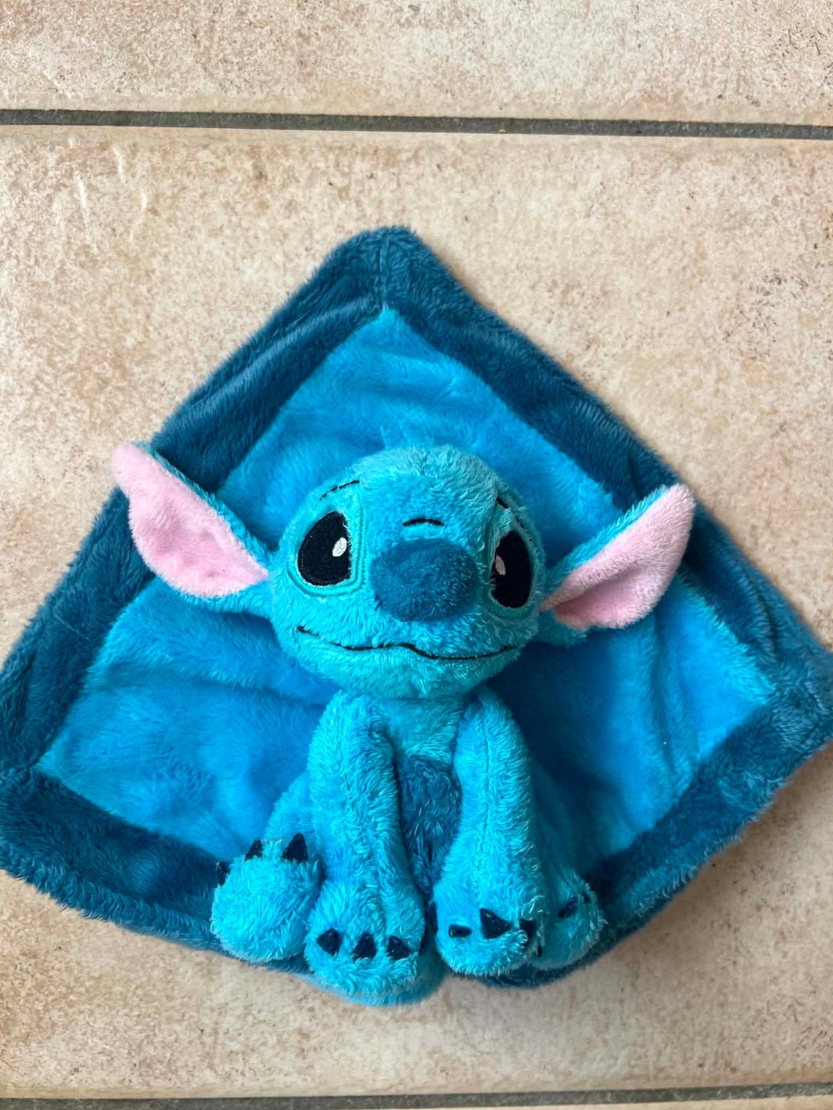 Disney Stitch knuffel, Disney, Ophalen of Verzenden, Zo goed als nieuw, Knuffeldoekje