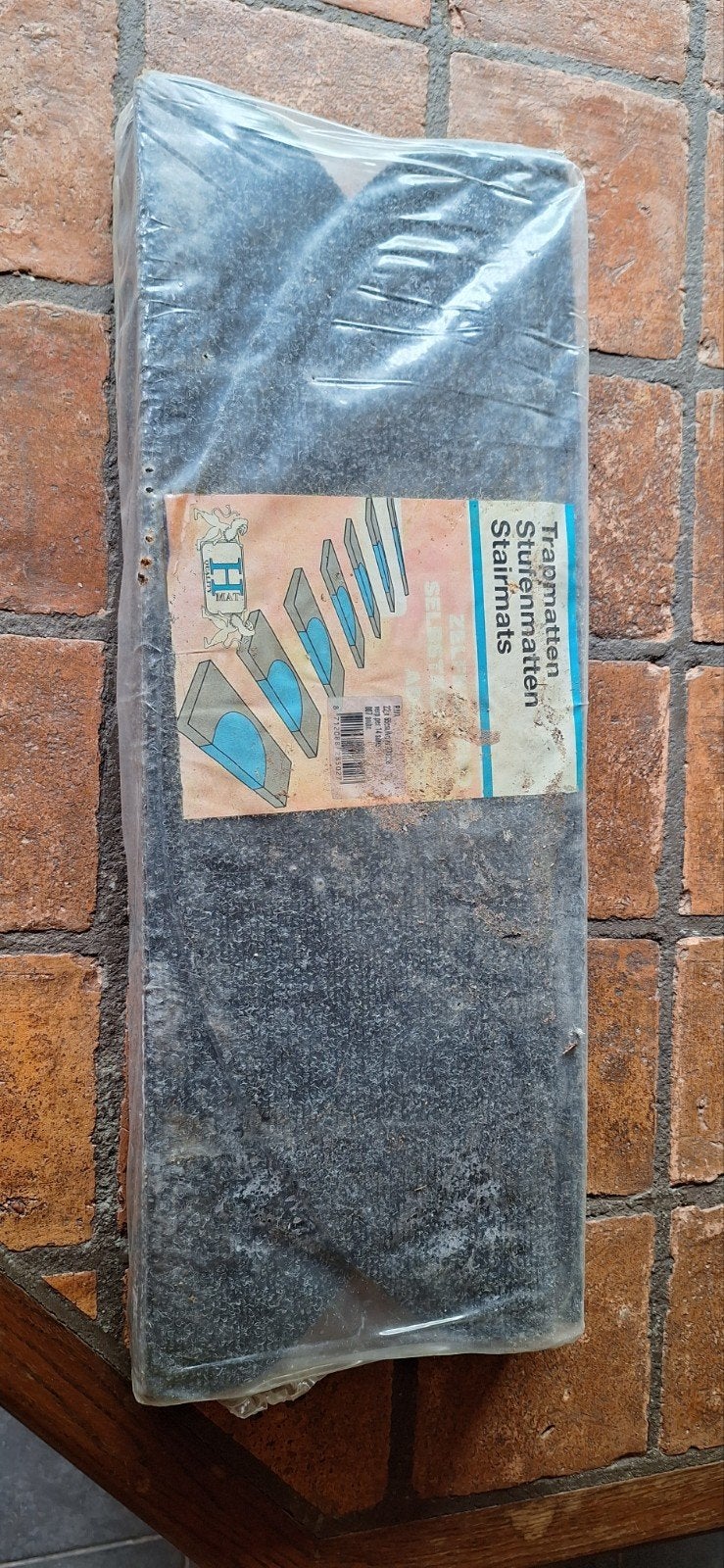 Trapmatten 14 stuks 22x65cm in verpakking, Huis en Inrichting, Ophalen, Nieuw, Grijs, Tapijt