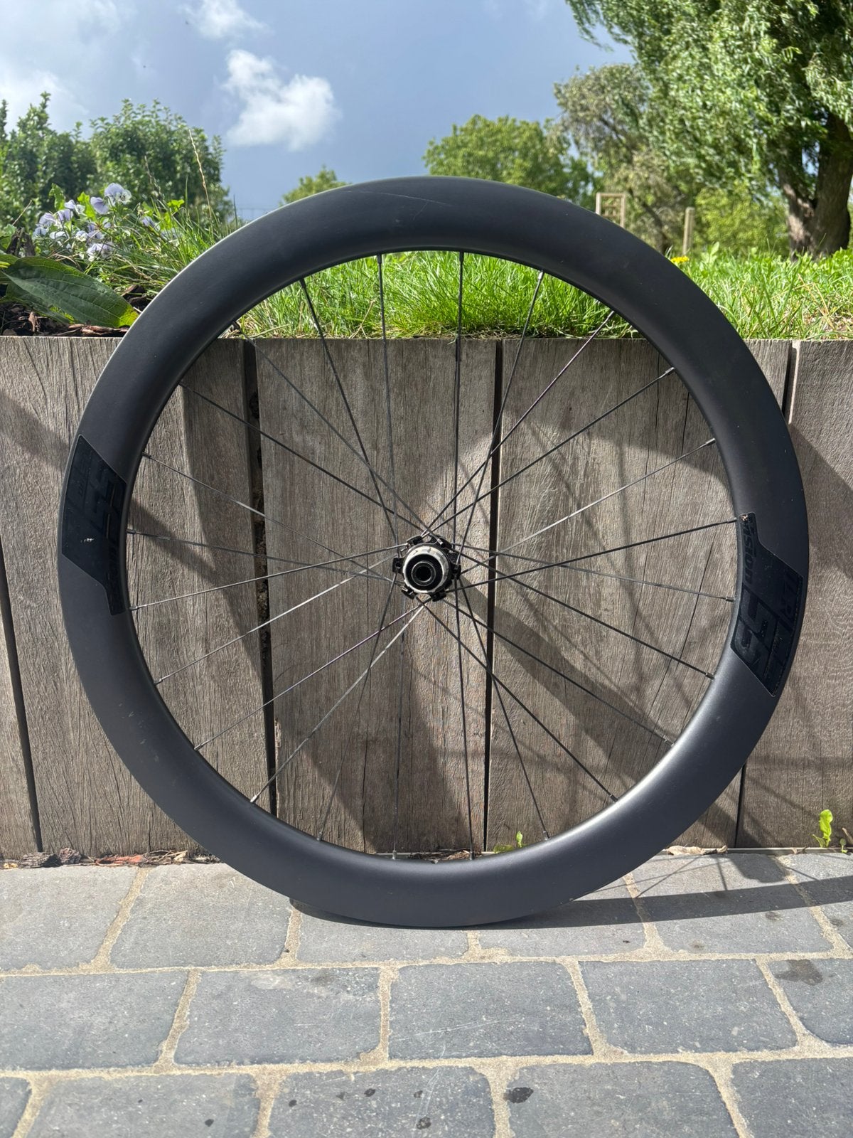 Roue arrière en carbone Vision SC 55 TLR, Enlèvement ou Envoi, Comme neuf, Roue, Carbone