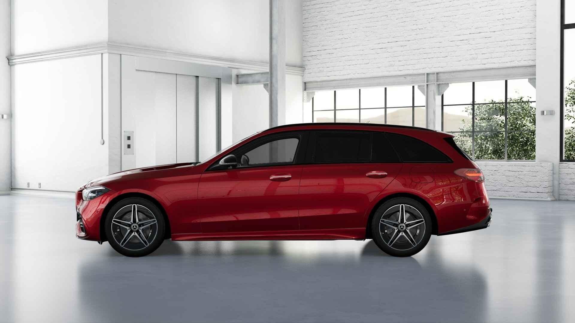 Mercedes-Benz C-Klasse Break 300 e AMG Line | Night Pack | T, Autos, 1800 kg, Entreprise, Noir, 13 g/km