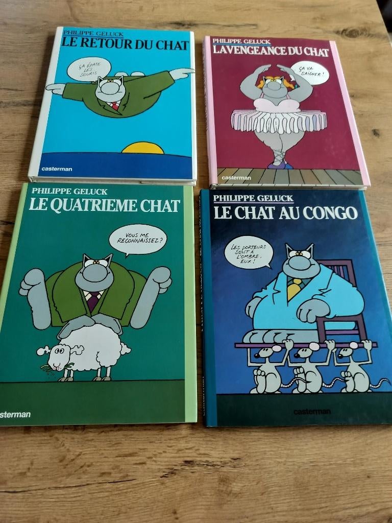 4 x HC le chat Philippe Geluck est le nouveau PDG, Enlèvement ou Envoi