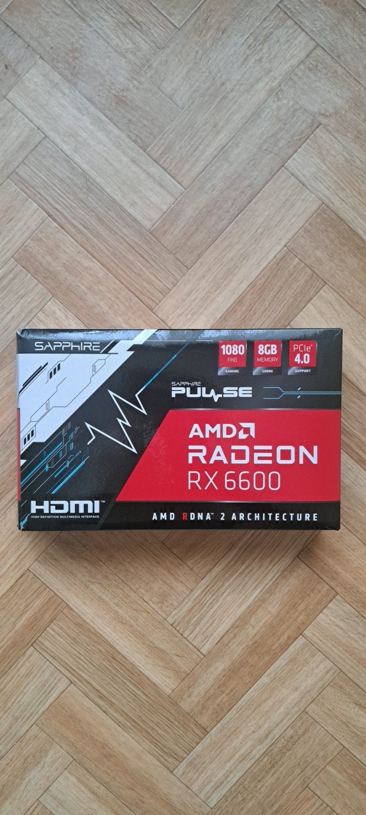 rx 6600 met originele doos, Ophalen of Verzenden, GDDR6, AMD
