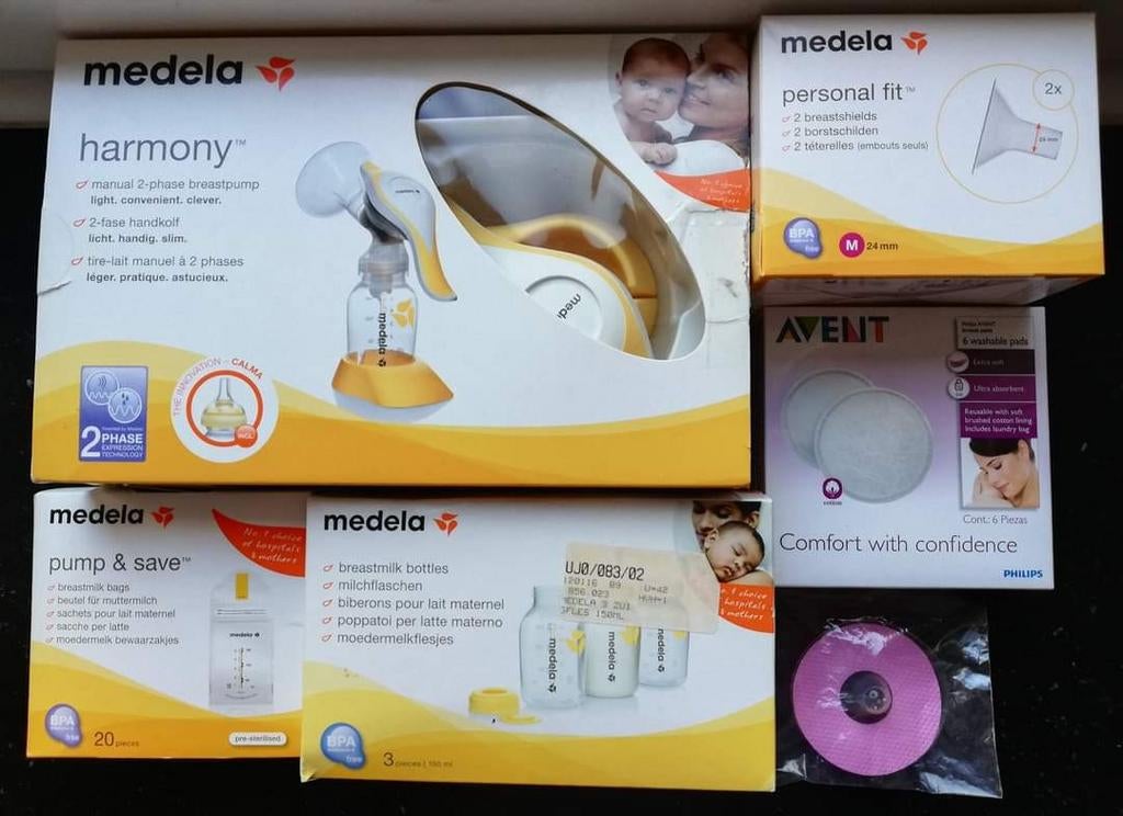Complete borstvoedingsset Medela en Avent, Kinderen en Baby's, Ophalen of Verzenden, Zo goed als nieuw