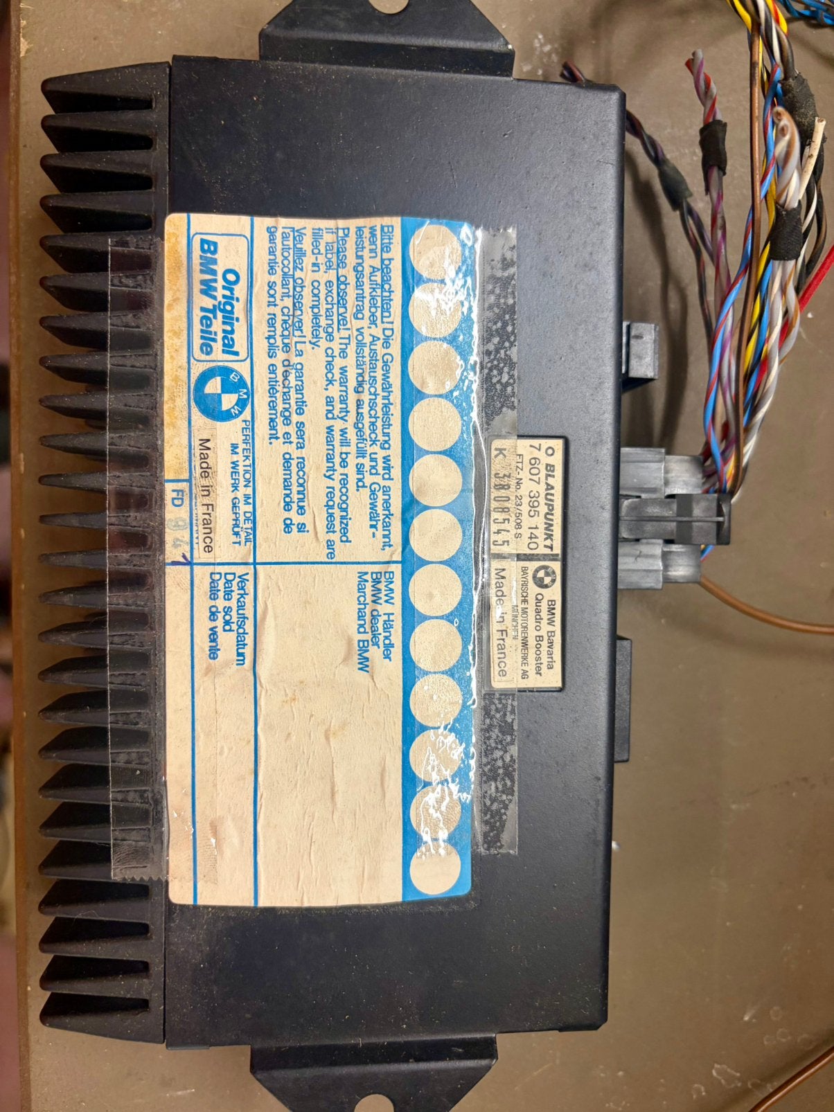 Ampli blaupunkt origine bmw e30, Enlèvement, BMW