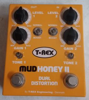 T-Rex Mudhoney II dual distortion/fuzz, Muziek en Instrumenten, Ophalen of Verzenden, Zo goed als nieuw, Distortion, Overdrive of Fuzz