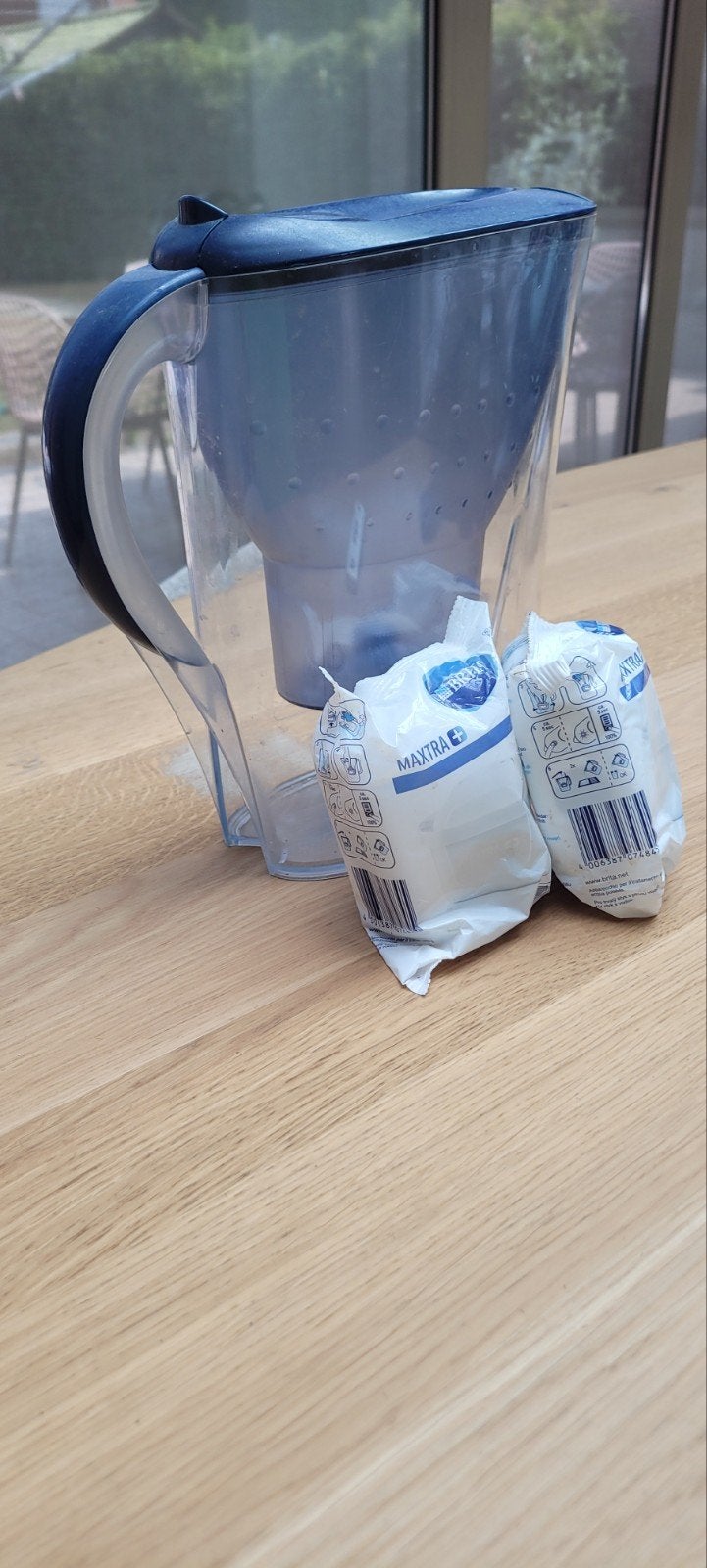 Brita waterfilterkan, Ophalen