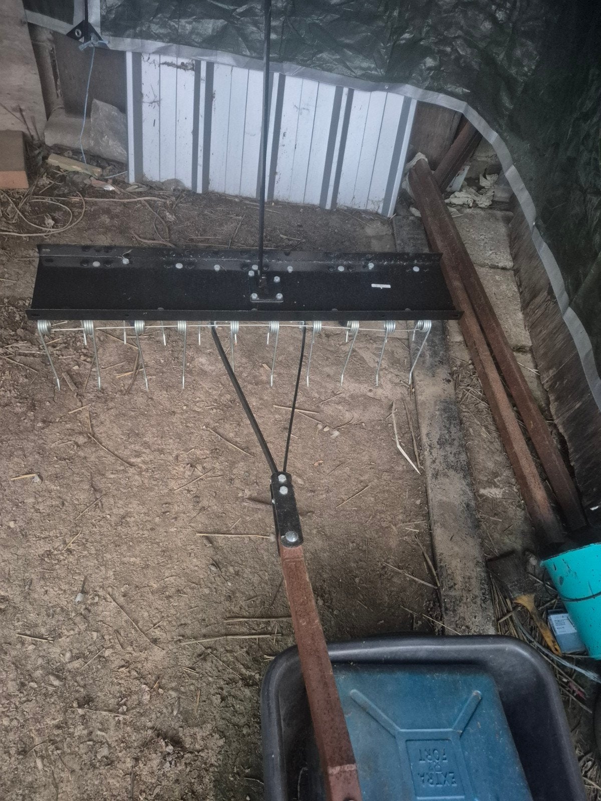 scarificateur pour tracteur, Enlèvement