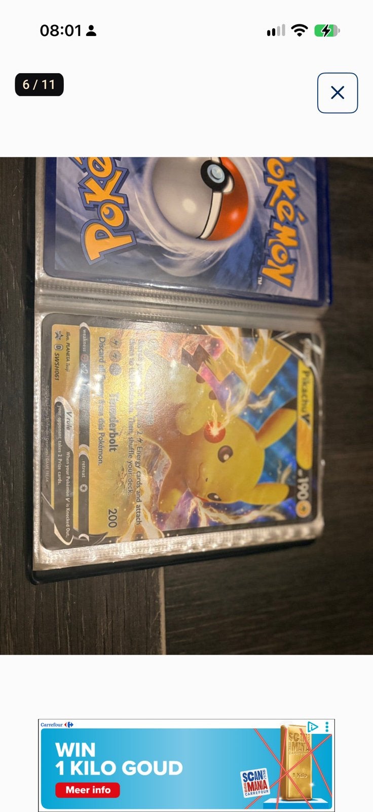 Pokemon jumbo kaarten, Ophalen of Verzenden, Zo goed als nieuw