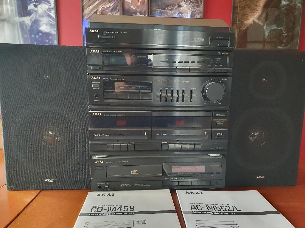 Chaîne HiFi, Enlèvement, Comme neuf, Haut-parleurs, Akai
