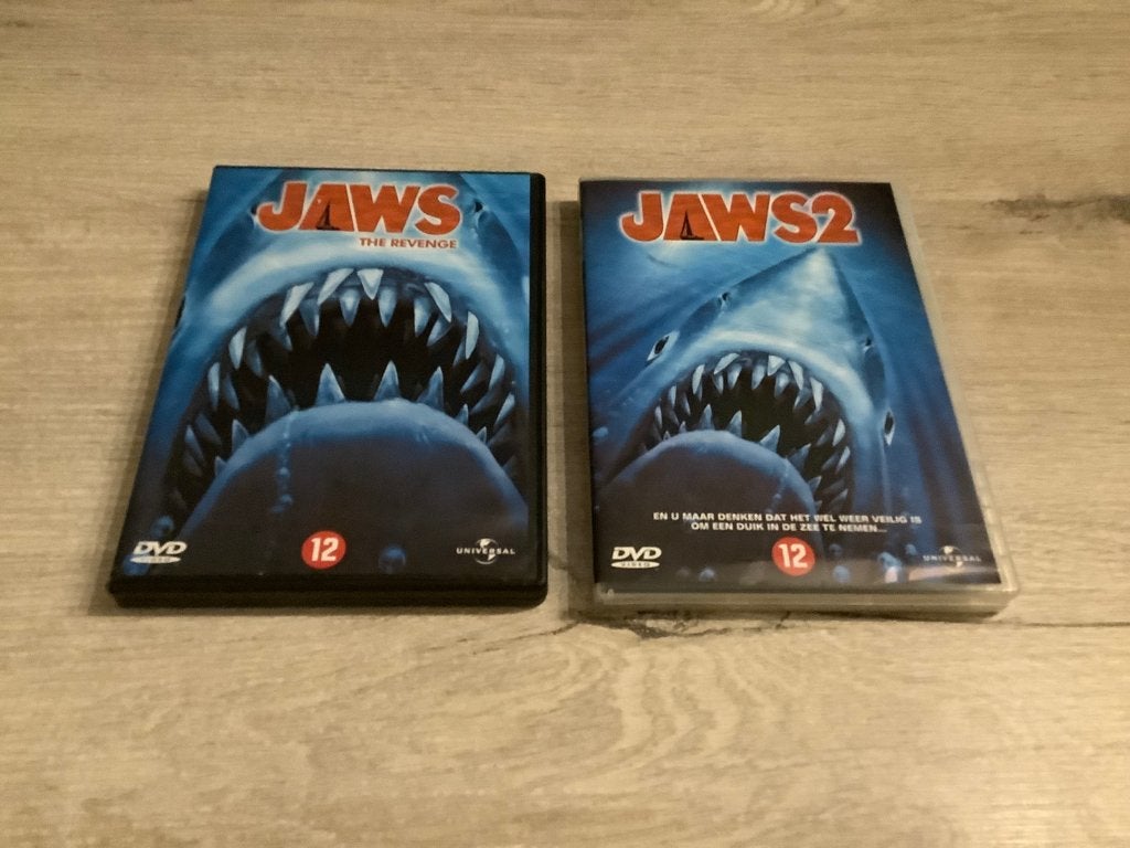 Jaws verschillende DVD'S (2001), Cd's en Dvd's, Dvd's | Horror, Nederlands, Ophalen of Verzenden, Zo goed als nieuw, Engels