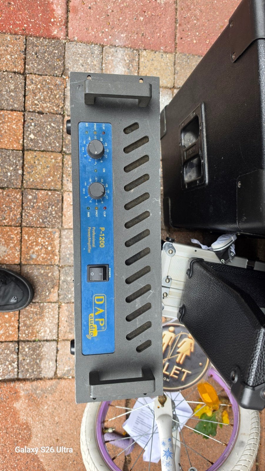 L'amplificateur audio Dap fonctionne bien, Enlèvement ou Envoi, Comme neuf, Haut-parleur central