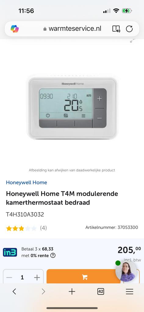 Thermostat TM4 en parfait état !, Enlèvement ou Envoi, Comme neuf