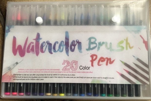 waterbrush colorpennen,20 stuks,NIEUW !, Ophalen of Verzenden, Nieuw, Potlood of Stift